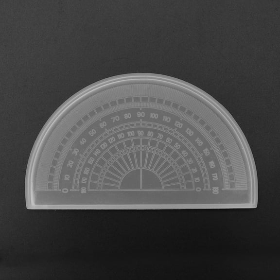 lixuesong Ruler Resin Mold Handmade Protractor Triangles Right Angles Ruler Epoxy Silicone For Jewelry Making Casting