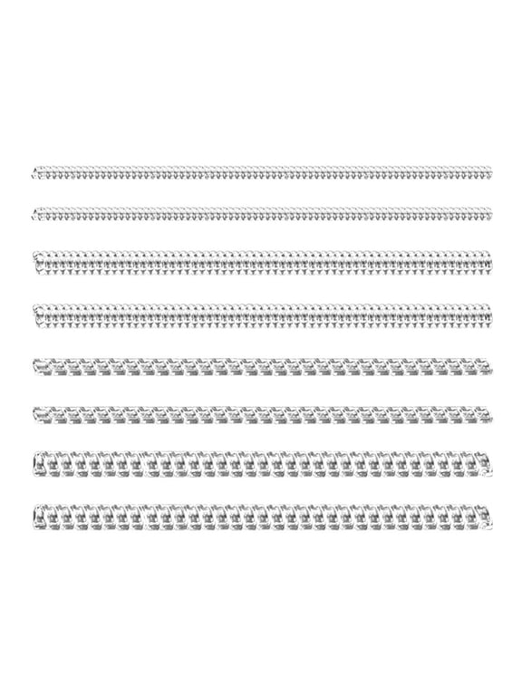 Set of 8 Adjustable Rings Tightener Spirals Spring Resizing Tool Jewelry Guard Flexible Coil Wrap for Men and Women