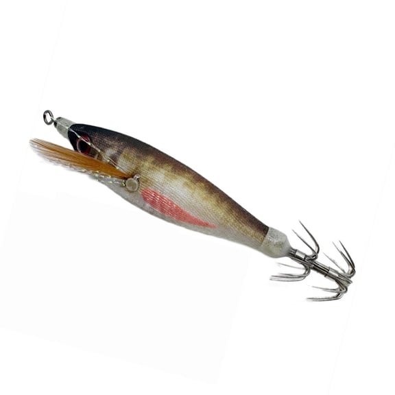 lixuesong Shrimp Lures Squid Jigs Fishing Lure 8cm 6g Artificial Hard Baits Squid Jigs Cuttlefish Hook
