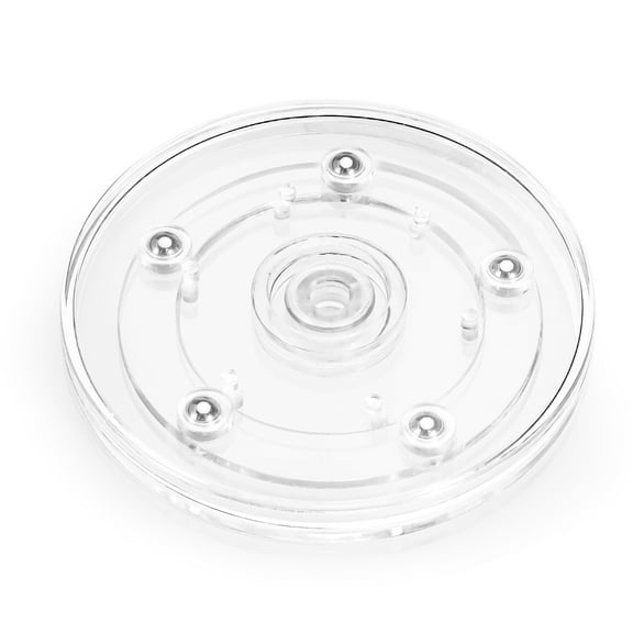 lixuesong Stable Base Rotating Turntable Showcase Stand For Home Office Store Displays Easy Manual Rotating Platform