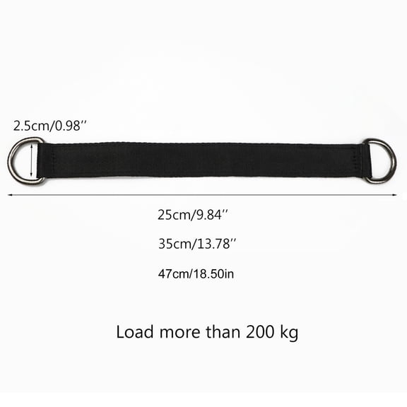 lixuesong Straps Multifunction Fitness Rope, Heavy Duty Strap, Dumbbell Strap Dip Belt, Barbell Strap Rope Handles Strap