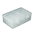 thumbnail image 1 of lixuesong Sturdy Organizers Boxes With Lids Stackable 5.5 Section Craft Storage Container for Jewelry Beads Accessories, 1 of 3