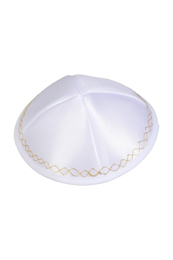 Stylish Kippah Hat For Men And Women Soft Polyester Perfect For Synagogue Or Casual Wear