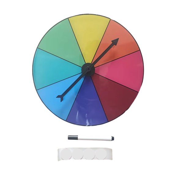 lixuesong Tabletop Prize Turntable Wheel Prize Game Turntable Draws Roulette Wheel for Party Gatherings Carnivals Tradeshow