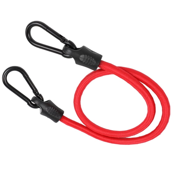 lixuesong Tension Rope Expander Bungee Cord Elastic Tie Strap String with Carabiner Hook, 60cm/120cm Size Cycling Luggage Strap