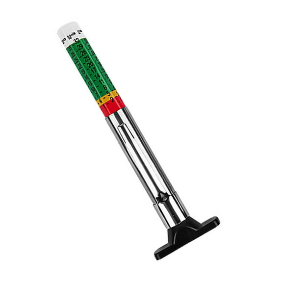 lixuesong Tire Depth Gauge Car Tire Measuring Pen Tyre Pattern Depth Measurement Tool Tire Thread Depth Meter 0-32nds