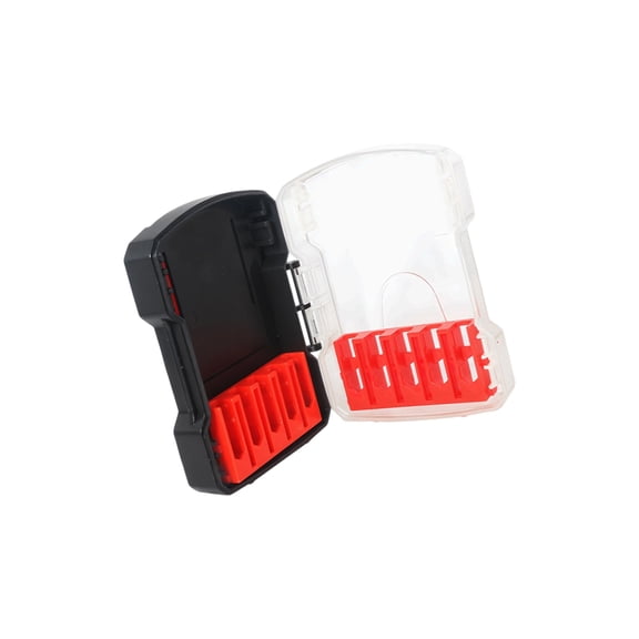 lixuesong Tool Bit Holder Box Case Heavy Duty Construction Quick Access Design Secure Storage For Electricians Carpenters
