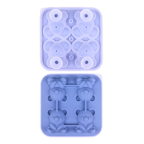 lixuesong Unique Koala Shape Ice Mold Ice Tray Food Grade Silicone Ice Maker Mold for Whiskeys Drinkers and Bartenders Enduring
