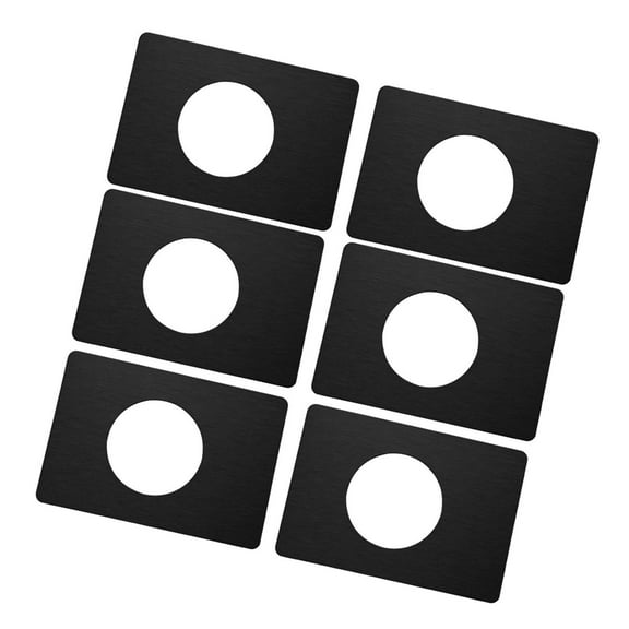 lixuesong Upgrades Door Knob & Deadbolts Reinforcement Plate Door Locking Hole Backing Reinforcer for Enhances Security & Easy Rep