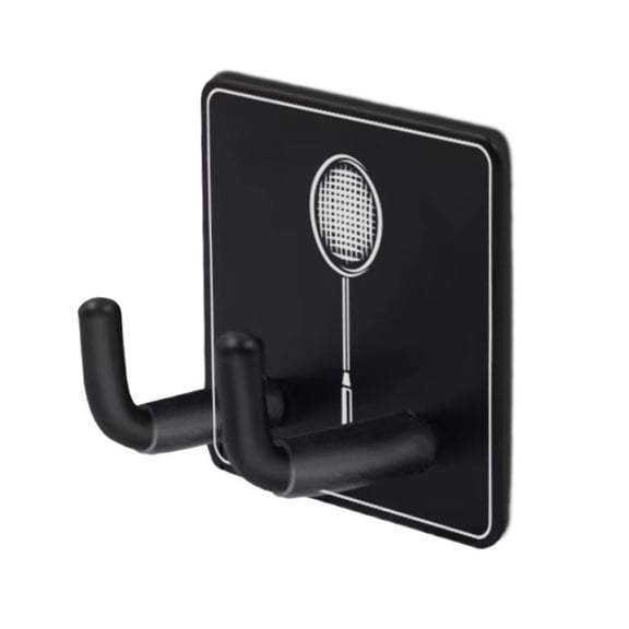 lixuesong Wall Mounted Racket Rack Vertical Display Holder Metal Hanging Hook Badminton Racket Holders Wall Hooks Enduring