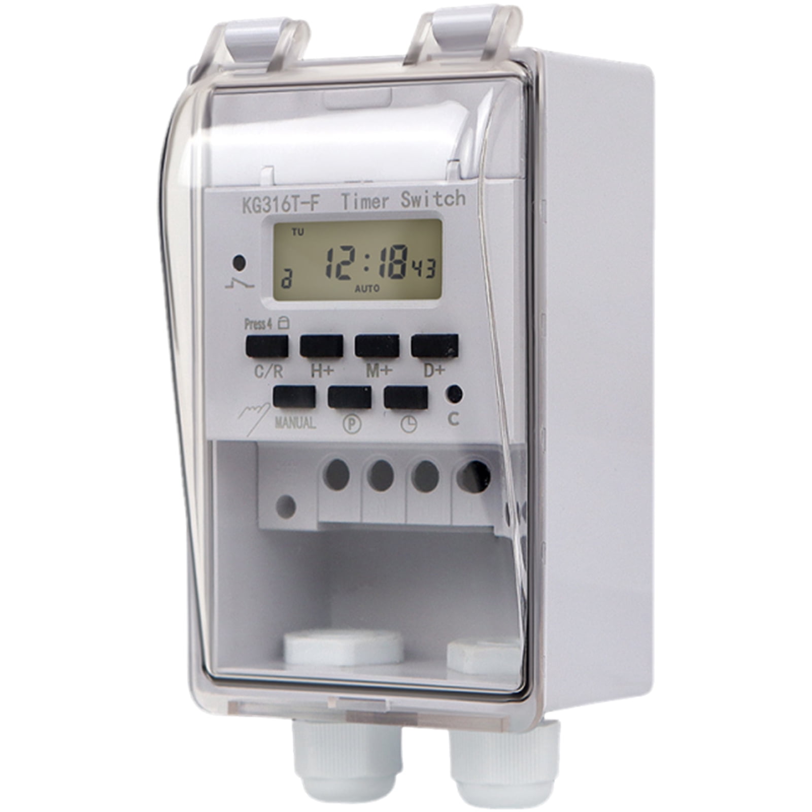 lixuesong Waterproof Programmable Timer Component with 20 On Off Cycles ...