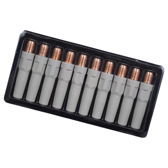 lixuesong Welding Tips 40mm Nozzle Tip Torch 0.8/1.0/1.2mm Welding Tips For Industrial Welding Torch Equipment