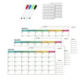 thumbnail image 1 of lixuesong Whiteboard Calendar Dry Erases Calendar Monthly & Weekly Calendars For Scheduling Home Office, 1 of 3