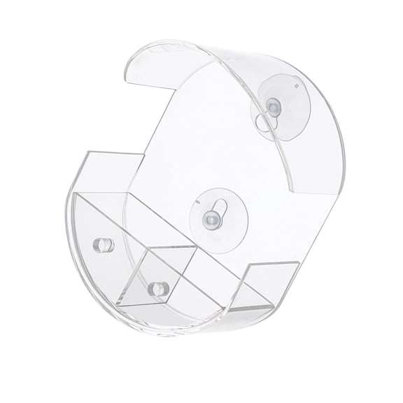 lixuesong Window Birds Feeders Bird House Acrylic Bird Feeders House Security Bird Feeders with Strong Suction Cups