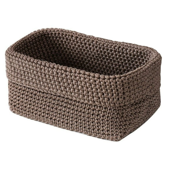 lixuesong Woven Storage Basket,Decorative Organizers Bins Box for Towel,Book,Cloth,Shoes,Snacks Diaper Towel Baskets Empty