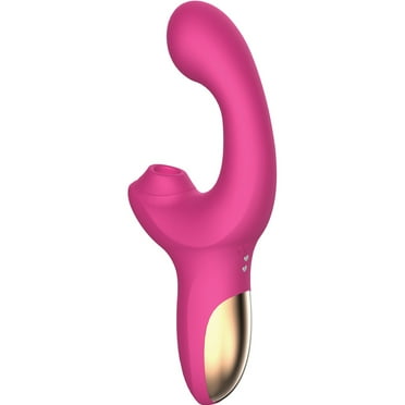 liyafei 2 in 1 10 Vibration Modes & 10 Sucking Modes Dildo Vibrator Female Clitoris Sucker Vacuum Clitoris Stimulator Imitate Finger Shake Sex Toys for Woman