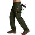 thumbnail image 1 of liyiyiyia Cargo Pants Men Ripstop Cotton Work Pants Hiking Fishing Utility Trousers, 1 of 7