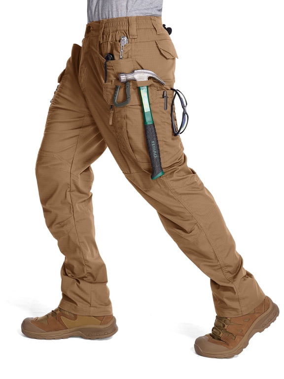 Mens Pants Cargo Lightweight Outdoor Hiking Pants Construction Work Pant Mens Rip Stop Trousers