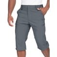 thumbnail image 1 of liyiyiyia Hiking Pants for Men Cargo Capris Lightweight Quick Dry Outdoor Shorts with 5 Pockets, 1 of 10