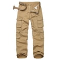 thumbnail image 1 of liyiyiyia Mens Ripstop Work Pants Stretch Cargo Pants Construction Trousers Utility Pant, 1 of 7