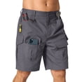 thumbnail image 1 of liyiyiyia Mens Shorts Quick Dry Casual Summer Shorts Cargo Quick Dry Work Hiking Shorts Grey 30, 1 of 8