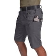 thumbnail image 1 of liyiyiyia Mens Shorts for Cargo Work Outdoor Casual Summer Shorts Relaxed Fit Multi-Pocket Solid Short, 1 of 9