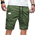 thumbnail image 1 of lkfuzj Cargo Shorts Men Loose Fit Military Combat Chino Shorts with Multi Pockets Summer Work Wear Comfortable Casual Outdoors Half Pants for Walking, Fishing, Hiking, 1 of 4