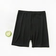 thumbnail image 1 of lkfuzj Girls Shorts Summer Solid Color Casual High Waisted Leggings Breathable and Safety Shorts for 3-14 Years - Black, 1 of 6