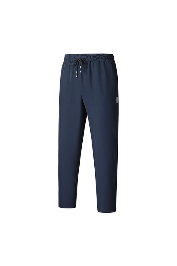 Men's All Season Elastic Waist Joggers | Nylon Spandex Ankle Binding Pants for Outdoor Workout