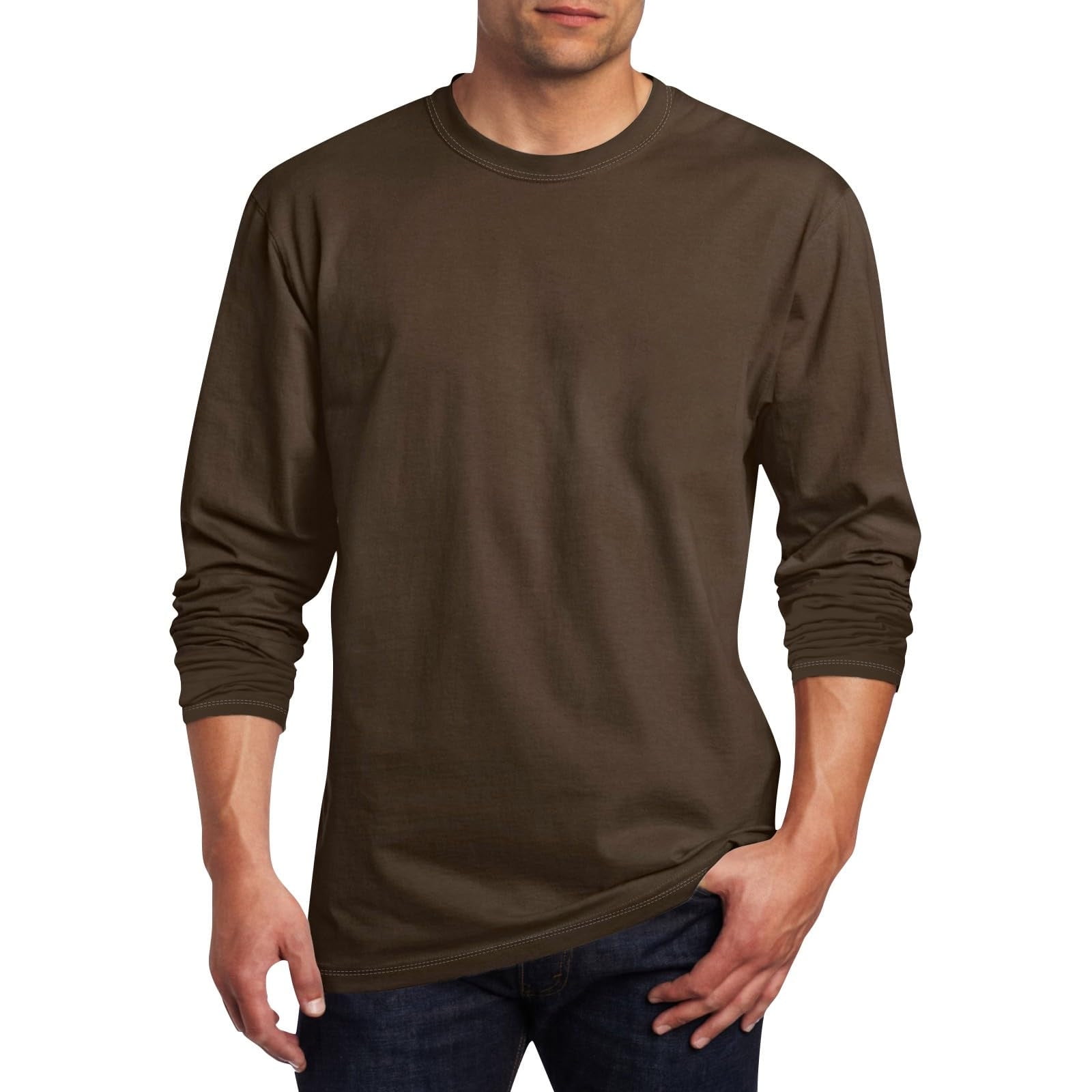 lkfuzj Men's Fashion T-Shirt Cotton Long Sleeve Classic Blouses