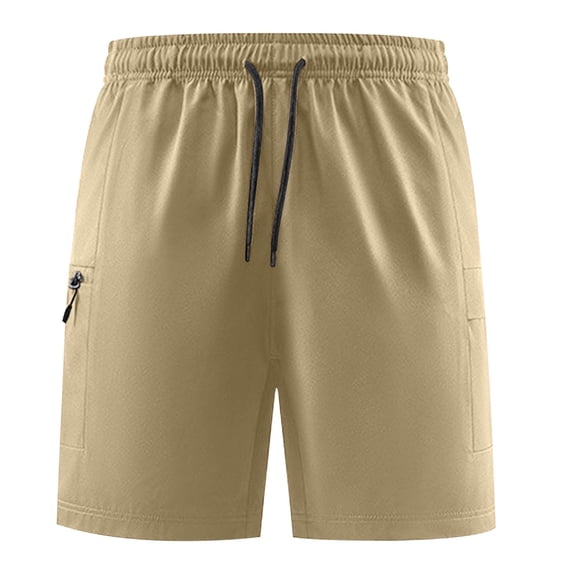 lkfuzj Men’s Lightweight Breathable Nylon Shorts | Elastic Drawstring Waist & Quick-Dry Comfort | Summer Gym, Beach, Outdoor Casual Shorts for Sports & Daily Wear