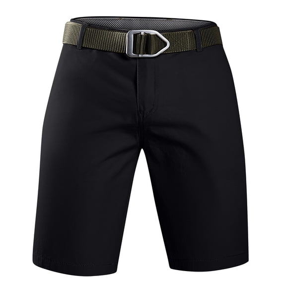 lkfuzj Men's Summer Breathable Quick-Dry Cargo Shorts | Elastic Waist Drawstring Polyester for Workout Swimming