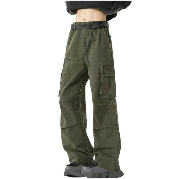 lkfuzj Men's Vintage Outdoor Fashion Solid Casual Jeans Cargo Pants - Breathable, Comfortable, Versatile - Nylon/Spandex, All-Season, Outdoor & Daily Wear