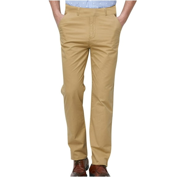 lkfuzj New Fashion Casual Daily Holiday Formal Print New Business Men Slim Straight Trousers Men's Suit Pants Men West Modern Mens Pants Cool Pants Mens Trendy Trousers Khaki