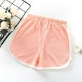 thumbnail image 1 of lkfuzj Toddler Girls' Cotton Bike Shorts Solid Cotton Bike Shorts Soft Pull-On Safety Shorts for Daily Wear - Pink, 1 of 3