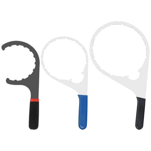 lkoopy 3PCS Fuel Filter Wrench, 4.6", 6", 8" Truck Fuel Filter System Vent Cap Wrench, Oil Filter Removal Tool Compatible with 380134 382 Exhaust Colar/Vent