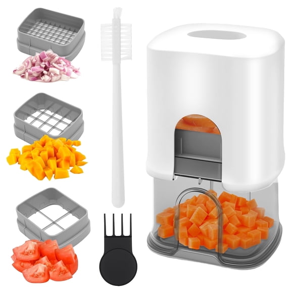 Qenwkxz French Fry Cutter, Vegetable Chopper Versatile Space Saving Food Chopper Dicer for Home Restaurant Kitchen