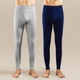 thumbnail image 1 of lmcalzta 2 Pack Thermal Long John for Men Thermal Underwear Long Underwear Mens Leggings Thermal Pants(M-4XL), 1 of 3
