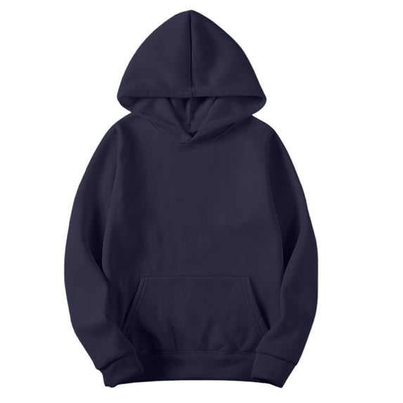 lmcalzta Hoodies for Men Sweatshirt for Men Fleece with Pockets Fall Winter Casual Solid Color Pullover