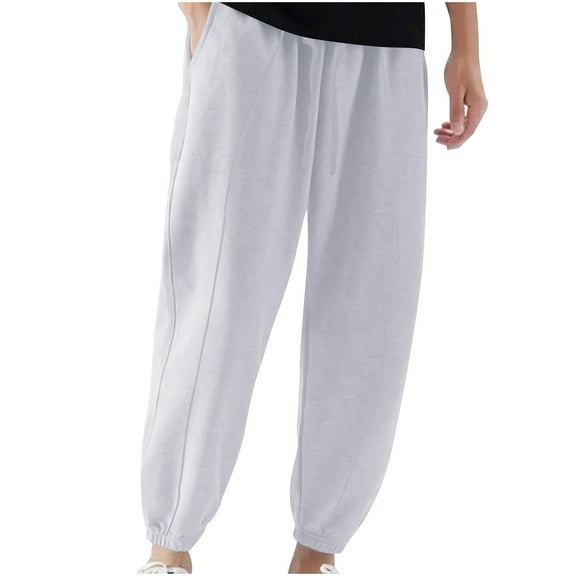 lmcalzta Joggers for Men with Pockets Drawstring Elastic Waist Sweatpants Lightweight Workout Gym Trousers