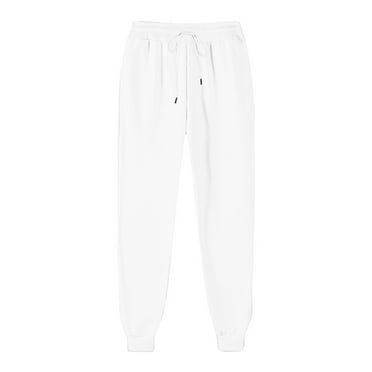 lmcalzta Joggers for Women Fleece Drawstring Elastic Waisted with Pockets Fall Winter Running Workout Pants