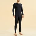 thumbnail image 1 of lmcalzta Long Johns Thermal Underwear for Men Soft Fleece Lined Base Layer Cold Weather Tops Bottom Gift Sets, 1 of 4