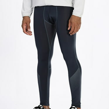 lmcalzta Men's Compression Pants Athletic Tight Quick Drying Workout Leggings Running Basketball Active Baselayer Pants