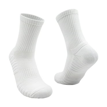 lmcalzta Mens Althletic Running Socks Performance Crew Extra Heavy Cushion Socks with Odor Control