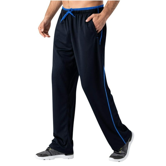 lmcalzta Mens Basketball Pants Drawstring Elastic Waist Quick Drying Workout Gym Running Athletic Pants with Pockets