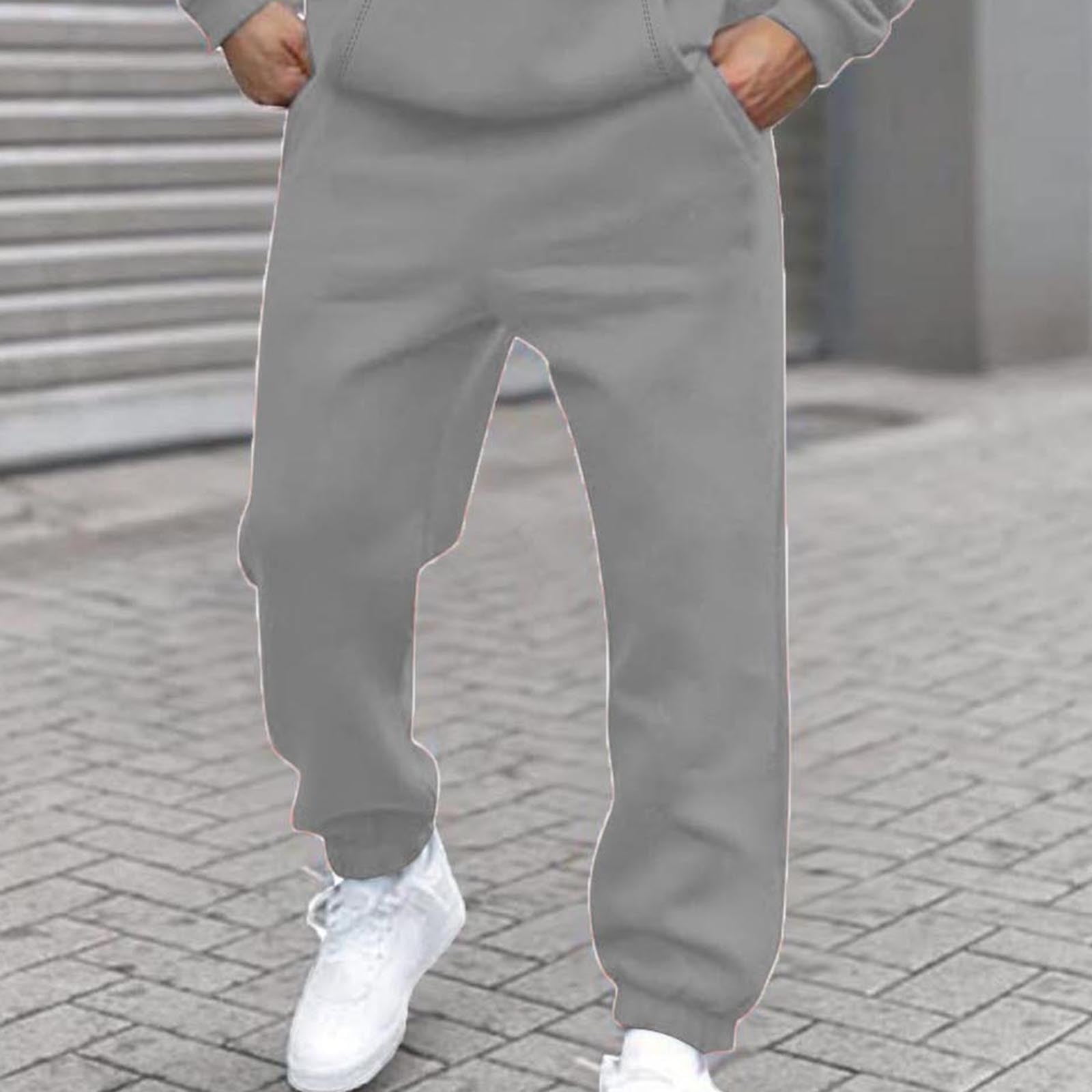Elastic Waist Drawstring Joggers with Pockets