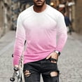 thumbnail image 1 of lmcalzta Mens Long Sleeve T-Shirts Lightweight Soft Comfy Quick Drying Athletic Workout Running Basic Tees, 1 of 5