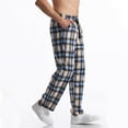thumbnail image 1 of lmcalzta Mens Pajama Pants Lightweight Pjs Bottom Sleepwear Bottom Lounge Pants with Pockets Drawstring,S-3XL, 1 of 6