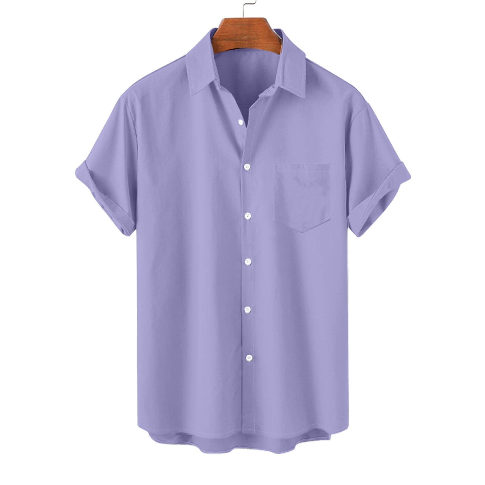 lmcalzta Mens Short Sleeve Dress Shirts Casual Button down Shirts for ...