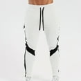 thumbnail image 1 of lmcalzta Mens Sweatpants Drawstring Elastic Waisted Slim Fitted Active Athletic Gym Workout Pants With Pockets Casual Stretch Basketball Trousers, 1 of 6